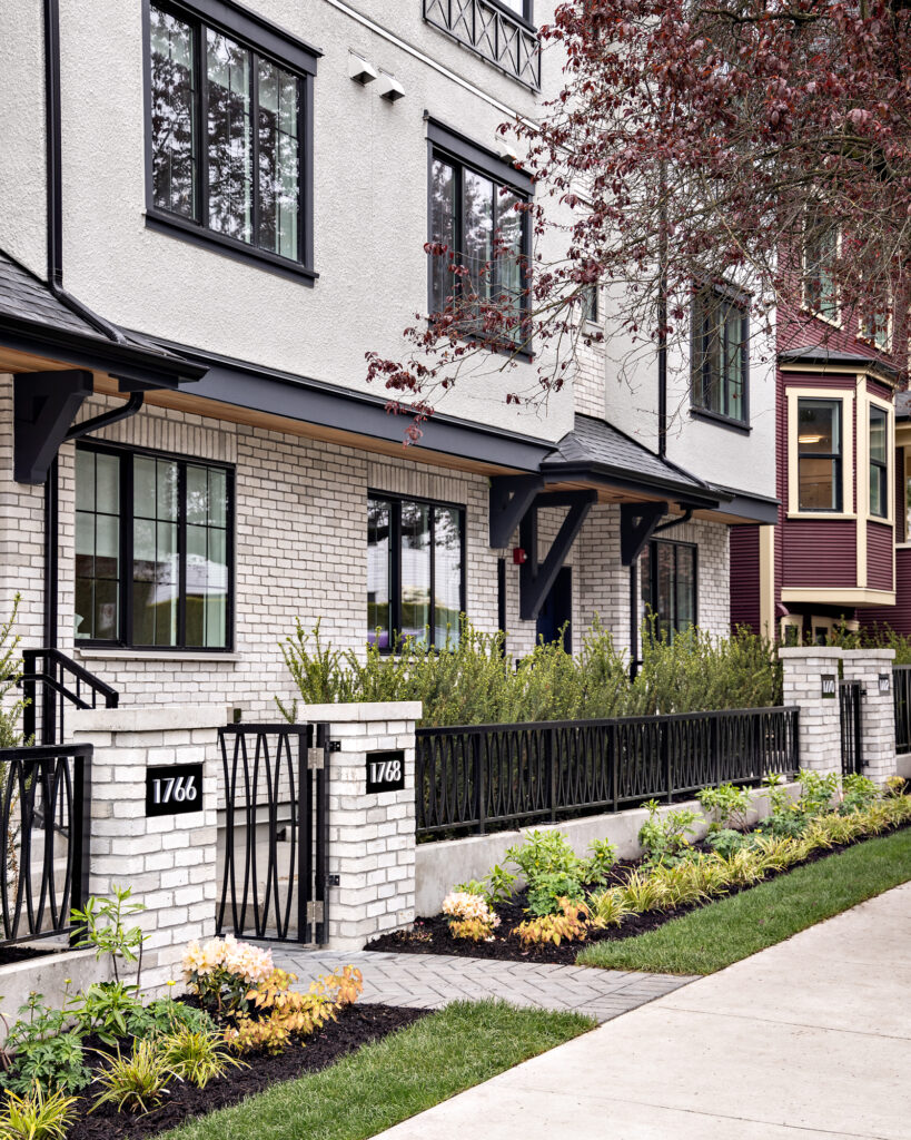 Multi-family conversion dwelling, character house and infill architecture; Project Team: Formwerks; Photo Credit: Formwerks. 6 units; 1 blg; Townhomes