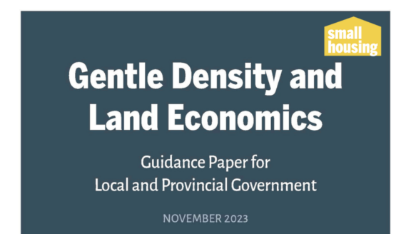 Thumbnail photo: Small Housing Guidance Paper - Gentle Density and Land Economics