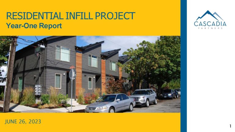 Residential Infill Project – Portland, Oregon - SHBC Gentle Density Toolbox