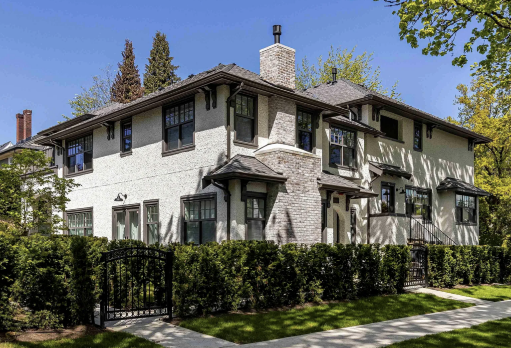 Main house renovated into 4 units (3 above grade, 1 bsmt), built additional 2-dwelling infill unit on rear of property; Project Team: Formwerks, Ronse Massey Developments; Photo Credit: Formwerks. 6 units; 2 blg; Fourplex, Duplex